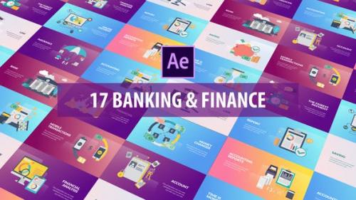 Videohive - Banking and Finance - Flat Animation