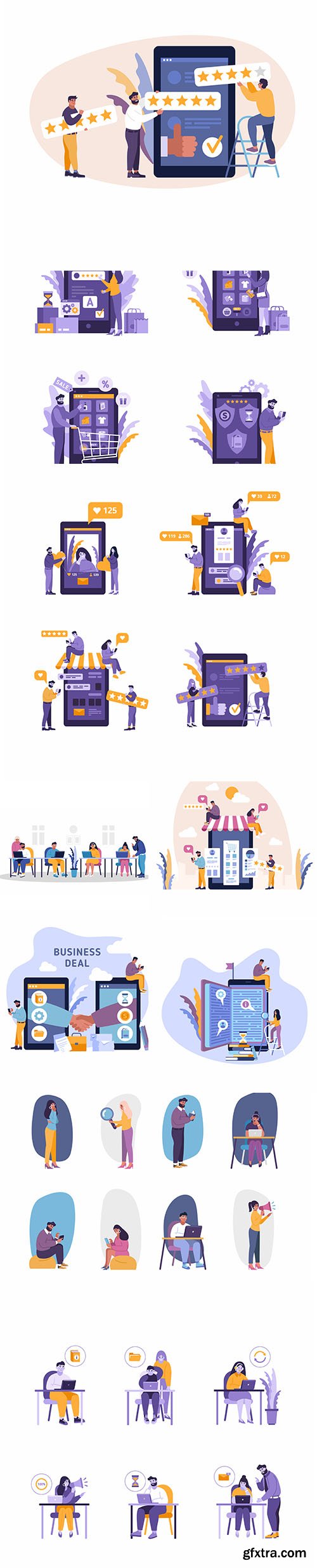 Flat Business Concept Illustration