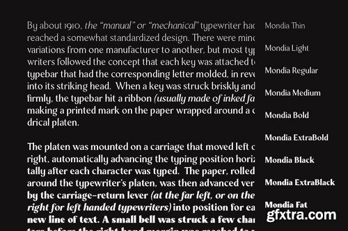 Mondia Font