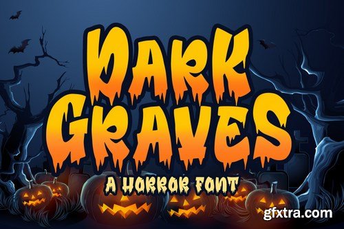 Dark Graves - a Horror Font