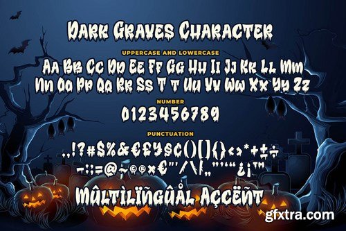 Dark Graves - a Horror Font