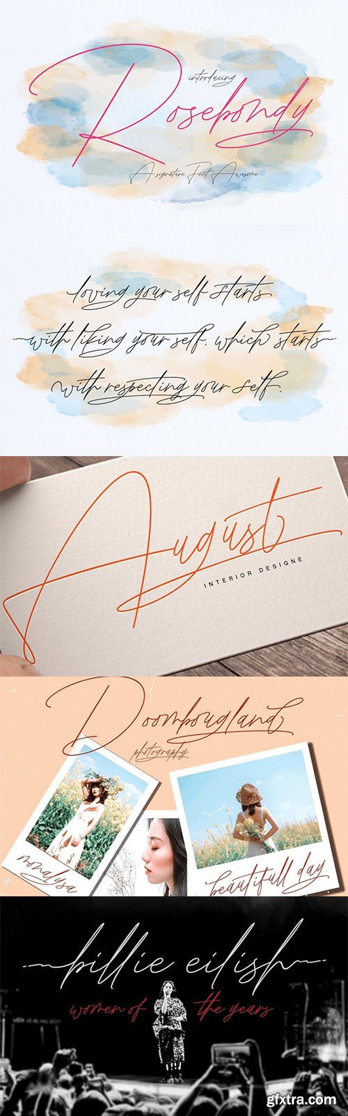 Rosebondy Script Font