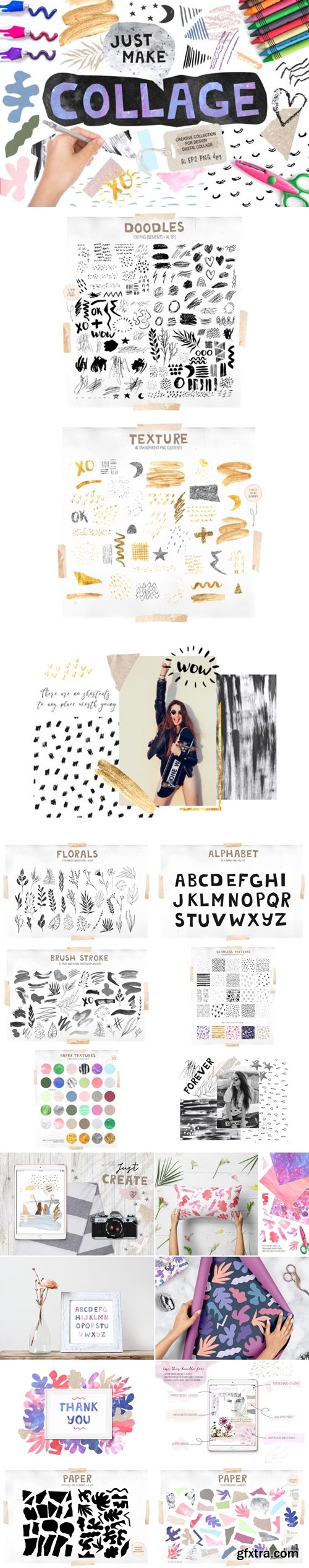 Collage Elements Bundle 3670442