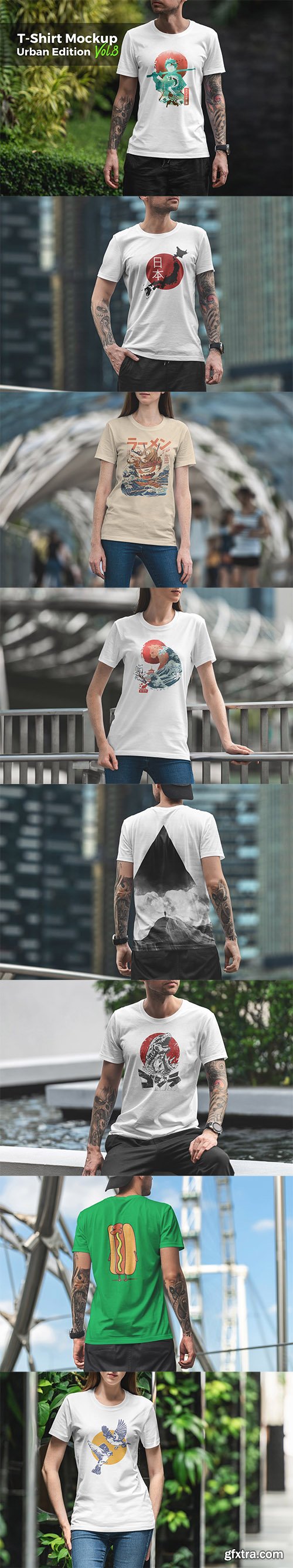 T-Shirt Mockup Urban Edition Vol. 8