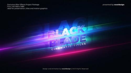 Videohive - Black Blade Cinematic Opener