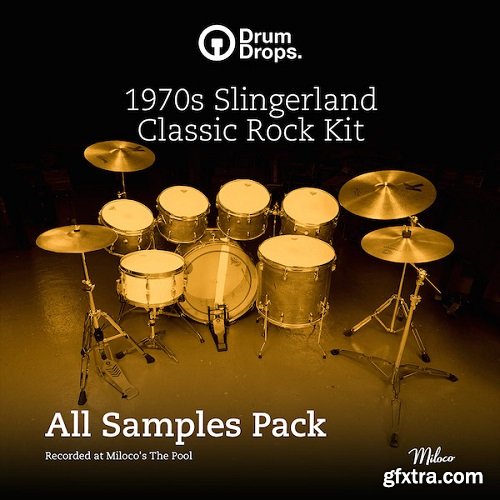 DrumDrops 1970s Slingerland Classic Rock Kit All Samples Pack MULTiFORMAT-DECiBEL