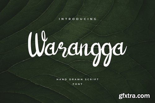 Warangga Hand Letter Script Font