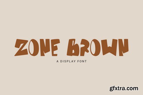 Zone Brown - Bold DIsplay Font GL