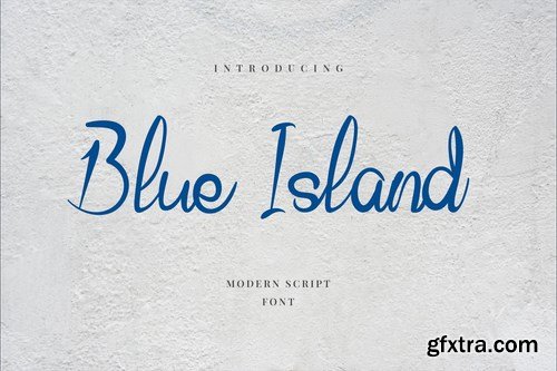 Blue Island Hand Letter Script Font