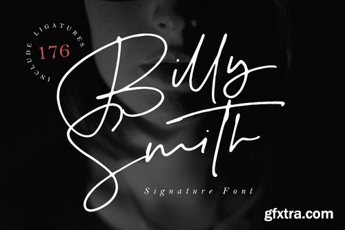 Billy Smith - Signature Font MS