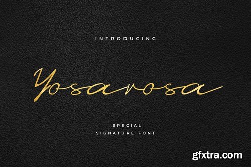 Yosarosa Classic Signature Font