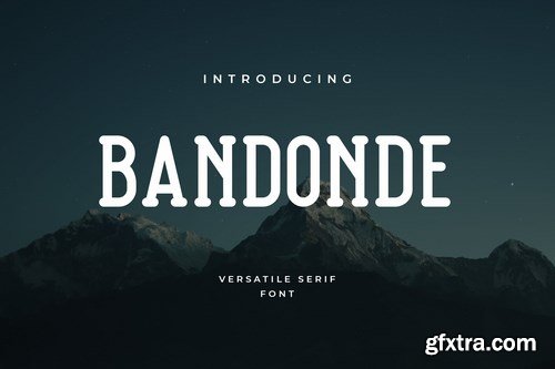 Bandonde Serif Font