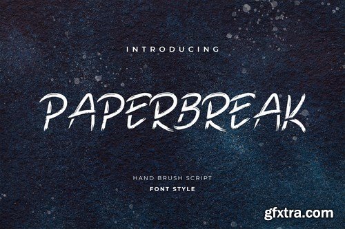 Paperbreak Brush Handwritten Font