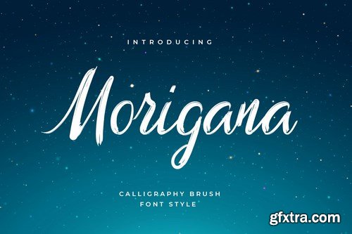 Morigana Hand Brush Calligraphy Font