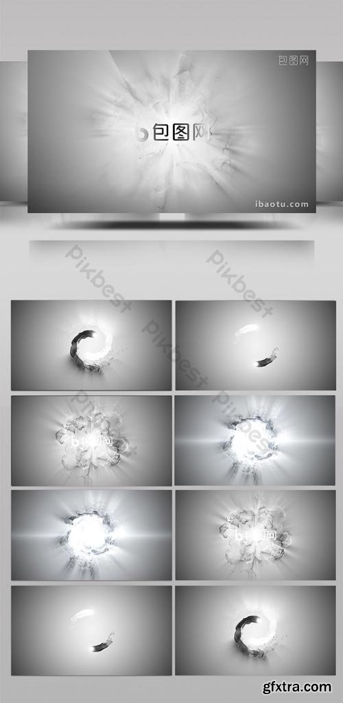 PikBest - Chinese wind ink light effect logo interpretation AE template - 1016652