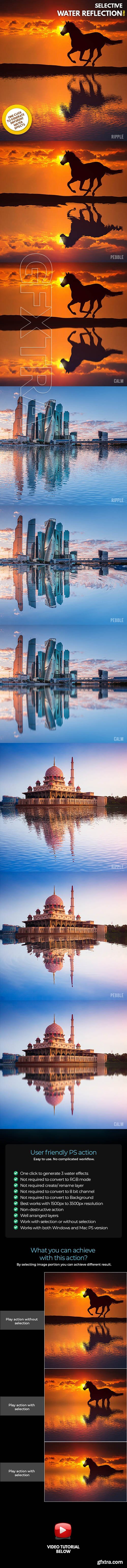 GraphicRiver - Selective Water Reflection Pro - Photoshop Action 25719280