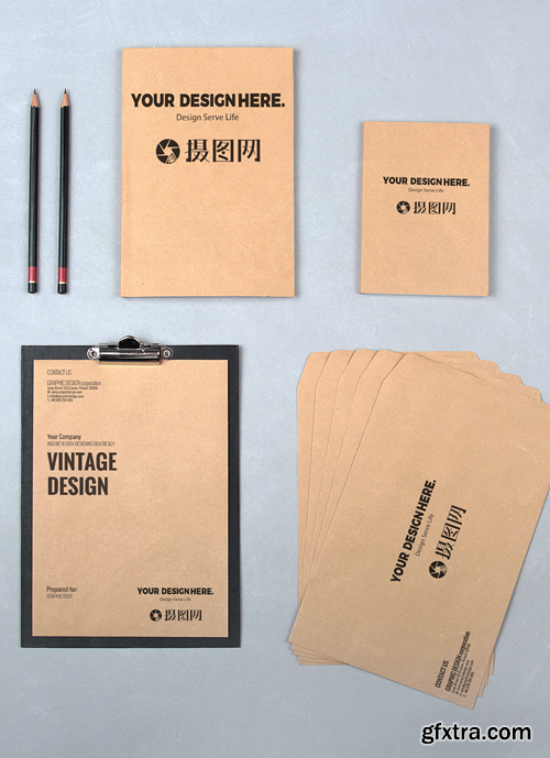 office supplies vi mockup