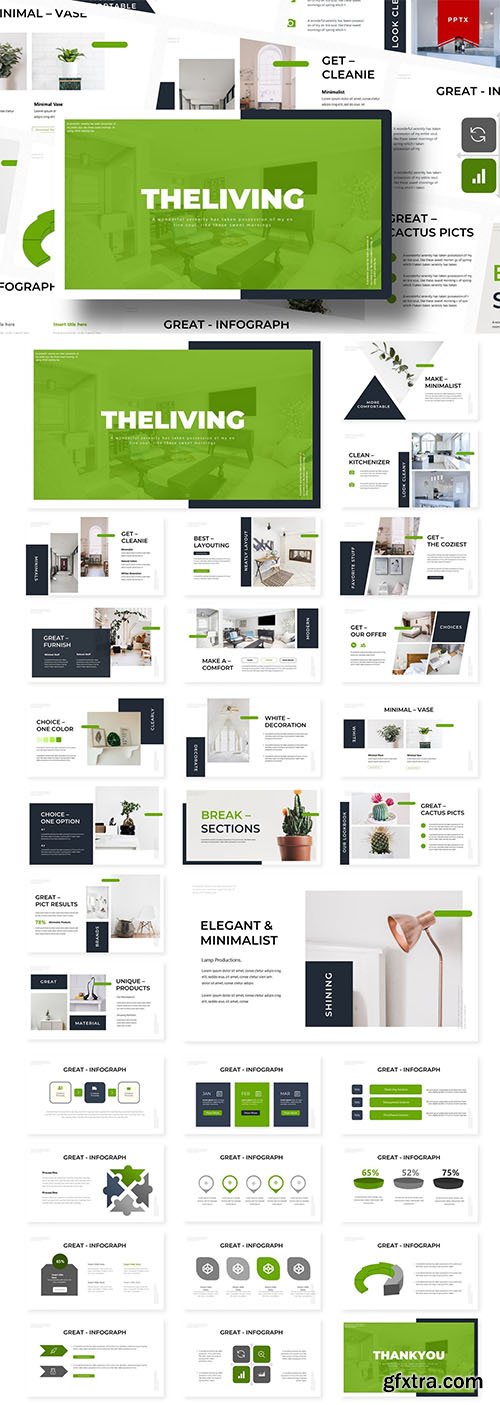 The Living | Powerpoint and Keynote Template