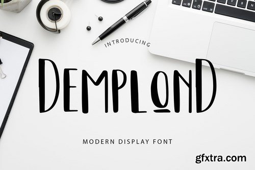 DemplonD Display Font