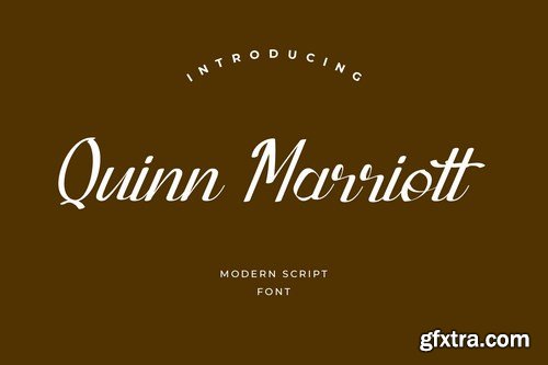 Quinn Marriott Signature Font