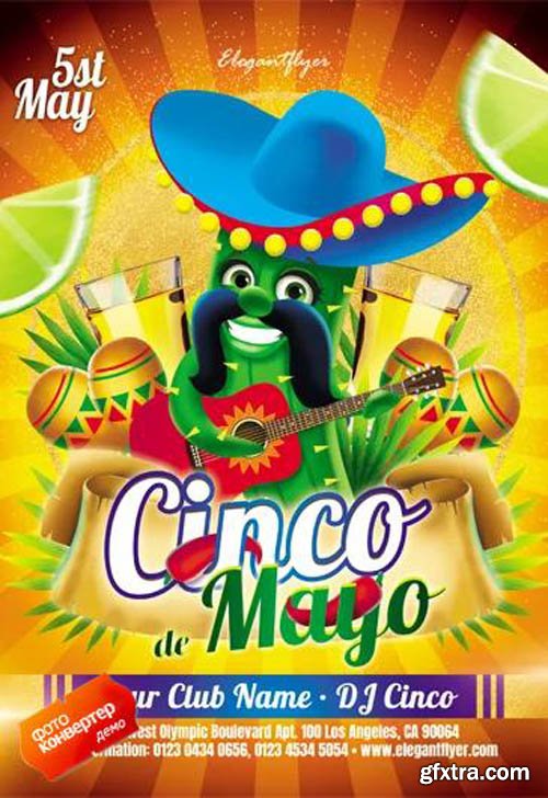 Cinco de Mayo V1503 2020 PSD Flyer Template