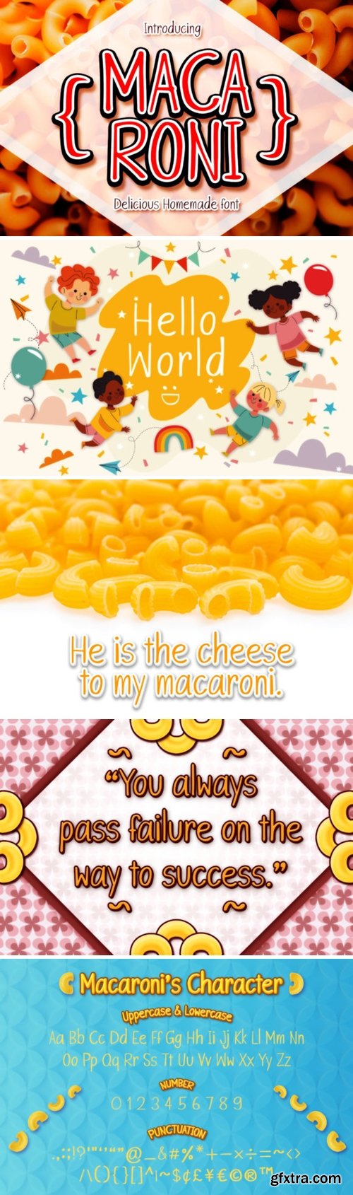 Macaroni Font