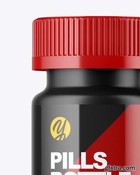 Matte Pills Bottle Mockup 56653