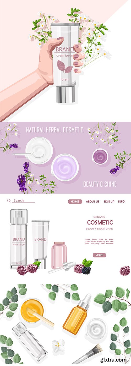 Organic Cosmetic Products Site Template