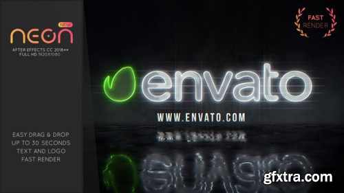 Videohive Neon Logo 26041849