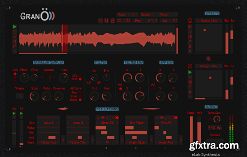 nLab Synthesis Granö v1.0 for NI Reaktor 6-SYNTHiC4TE