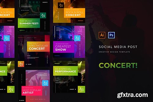 Concert Social Media Post