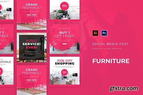 Furniture Social Media Post Template