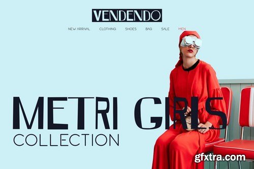 VENDENDO - Urban Cut Out Font