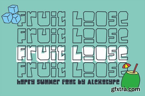 Fruitloose - Happy Summer Font