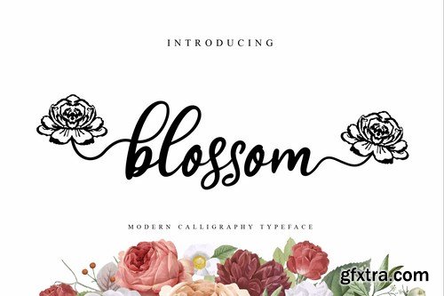 Blossom Script Font