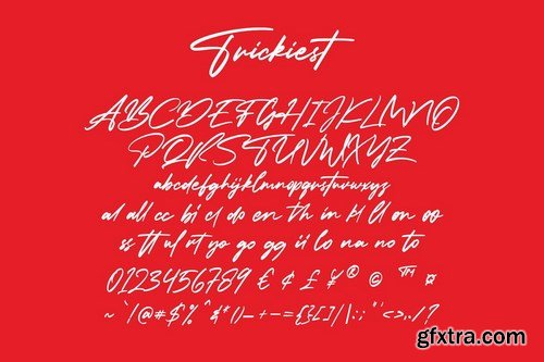 Trickiest Signature Font