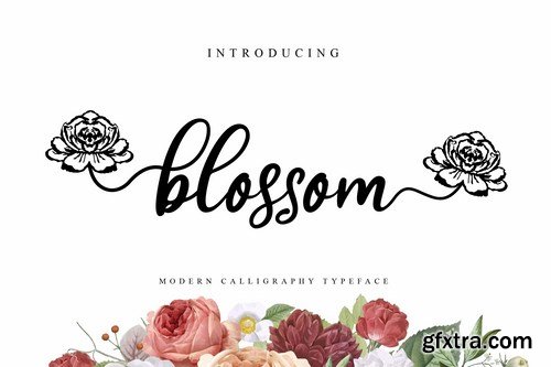 Blossom Script Font