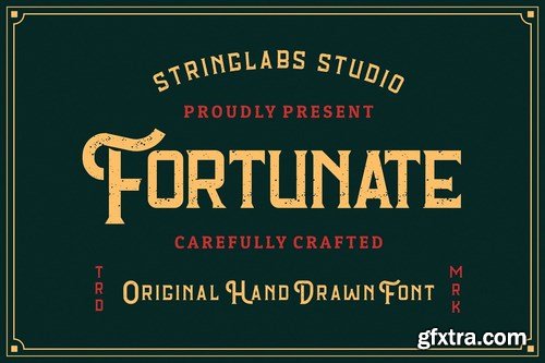 CM - Fortunate - Original Hand Drawn Font 4645619