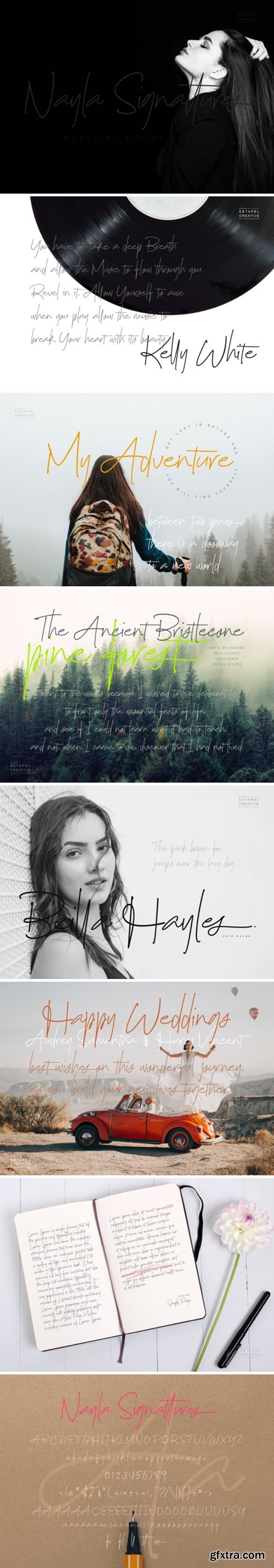 Nayla Signature Font