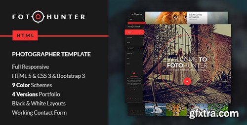 ThemeForest - FotoHunter v1.0 - Creative Photographer Template (Update: 5 June 14) - 7524001