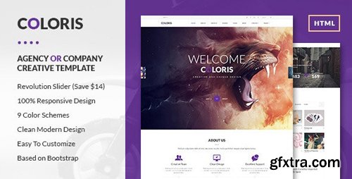 ThemeForest - Coloris v1.0 - Premium Portfolio HTML Template (Update: 1 July 15) - 8627457