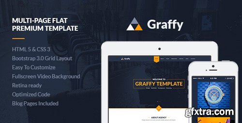 ThemeForest - Graffy v1.0 - Responsive Multi-Purpose Flat Template - 9558008