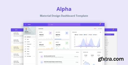 ThemeForest - Alpha v1.0 - Material Design Admin Template - 26013269