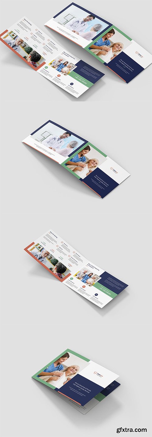 Brochure – Senior Care Bi-Fold A5 Landscape