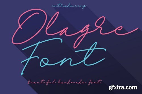 CM - Olagre Beautiful Handmade Font 4721754