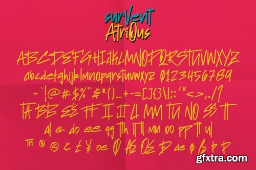 CM - Survent Atrious Marker Font 4728698