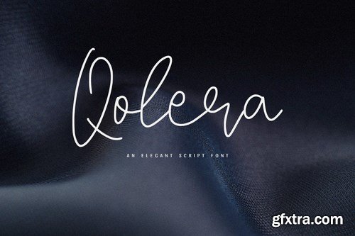 Qolera - An Elegant Script Font