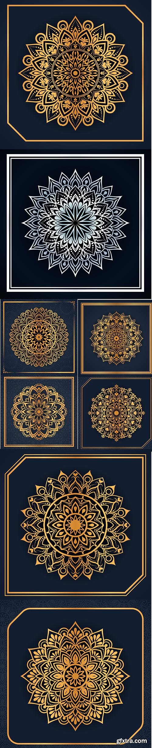 Creative Luxury Mandala Background Vol 2