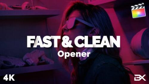 Videohive - Fast & Clean Opener