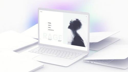 Videohive - Animated Laptop Mockup 2 in 1